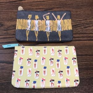 2 Like new condition Ipsy makeup bags